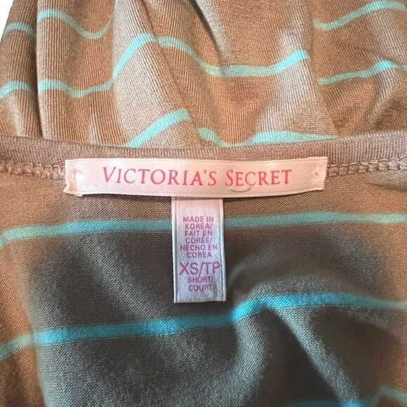 Victoria’s Secret light brown and blue maxi dress. Size xs shirt - Picture 5 of 10